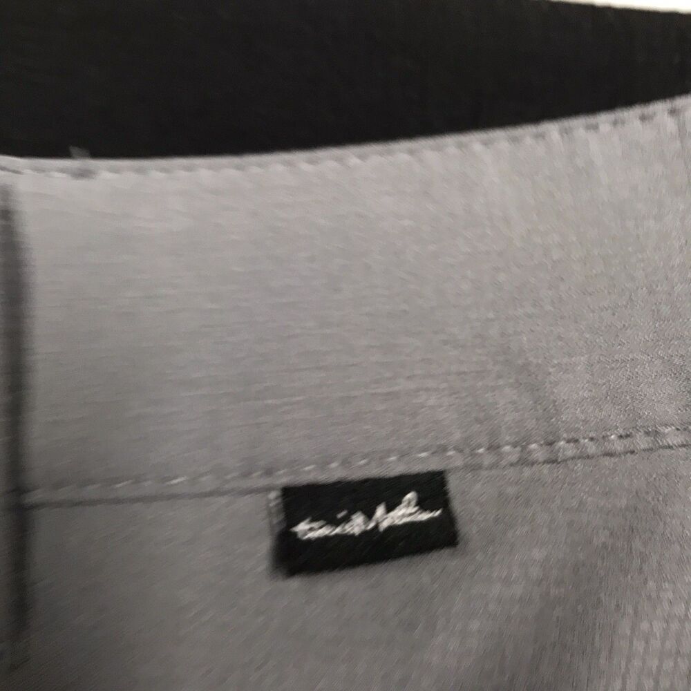 TRAVIS MATHEW Starnes Golf Shorts Men 36 Gray Performance Rip Stop Stretch Chino - Picture 10 of 11